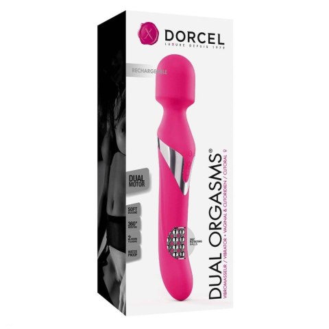 Masażer Dorcel Dual Orgasms 7 Trybów 3 Programy USB Ładowany Magenta - Dorcel