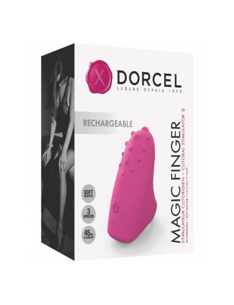 Wibrator Magic Finger USB Ładowany Różowy