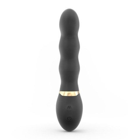 Wibrator Do Punktu G Prążkowany Z dwoma Silnikami Z Funkcjami Wibracji Silikon Medyczny - Marc Dorcel