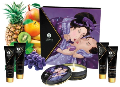 Zestaw kosmetyków o zapachu owoców egzotycznych Geisha's Secret Kit Exotic Fruits 5szt. SHUNGA