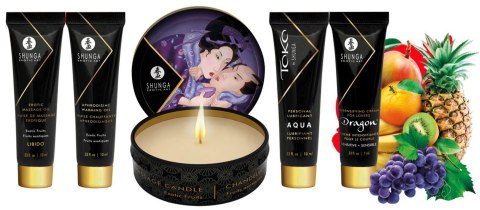 Zestaw kosmetyków o zapachu owoców egzotycznych Geisha's Secret Kit Exotic Fruits 5szt. SHUNGA