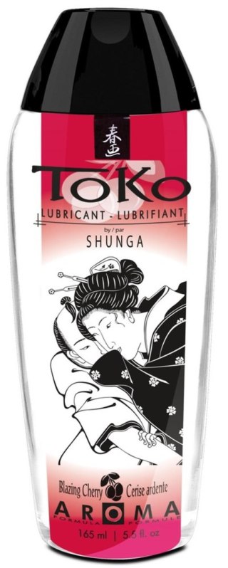 Lubrykant smakowy wiśnia Toko Aroma Blazing Cherry 165ml SHUNGA