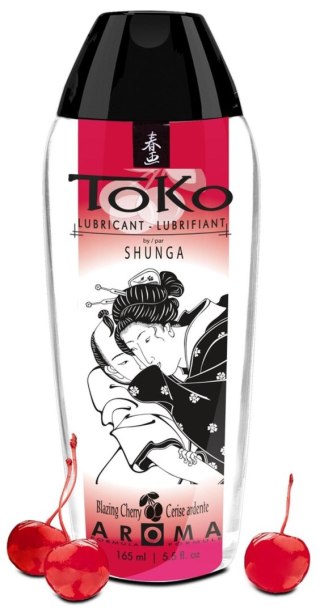 Lubrykant smakowy wiśnia Toko Aroma Blazing Cherry 165ml SHUNGA