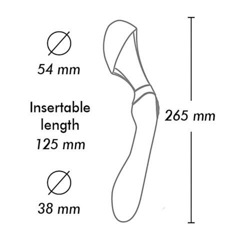 Masażer ZOA Intimate USB Ładowany Czarny