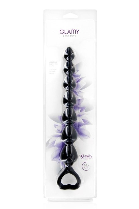 Koraliki analne czarne BACK LOVE BLACK M