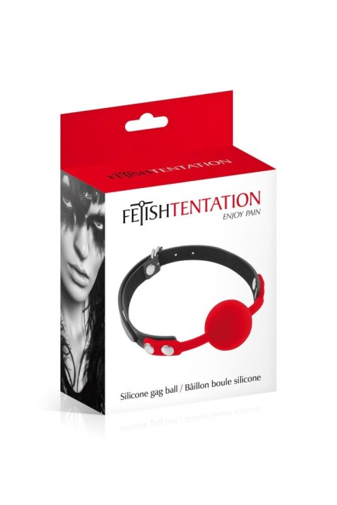Knebel czerwony BALL GAG FETISH TEMPTATION R