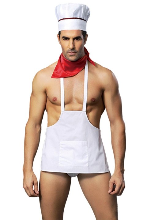 Kostium kucharza 4-częściowy biały H COOK OUTFIT COMCORDE