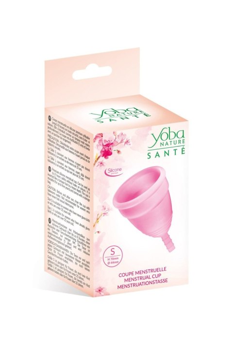 Kubeczek menstruacyjny różowy MENSTRUAL CUP PINK S