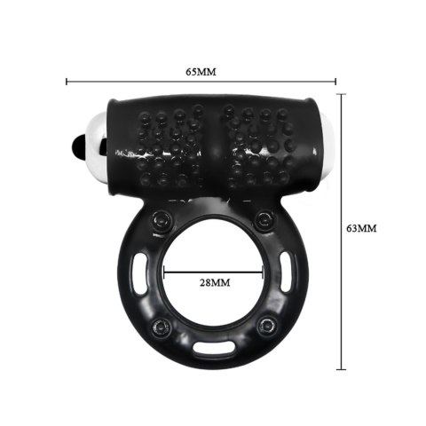 Pierścień Erekcyjny Wibrujący 10-Funkcyjny- POWET RING, 10 vibration functions-BAILE