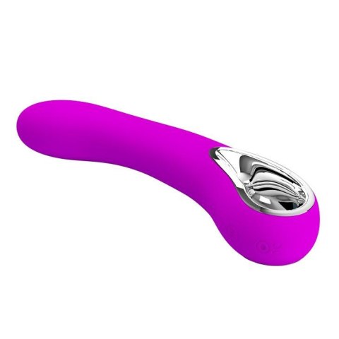 Wibrator Do Punktu G Ładowany USB Z 12 Funkcjami Wibracji Czarny - Pretty Love