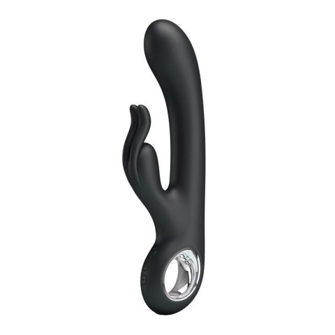 Króliczek Z 7 Funkcjami Wibracji Czarny - PRETTY LOVE CARINA BLACK USB 7 FUNCTION