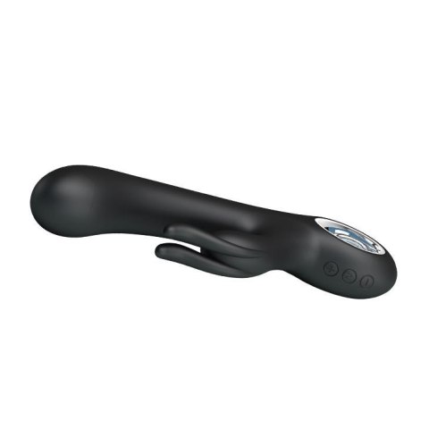 Króliczek Z 7 Funkcjami Wibracji Czarny - PRETTY LOVE CARINA BLACK USB 7 FUNCTION
