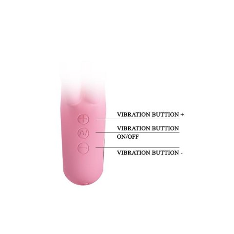 Masażer Punktu G Z Regulacją Mocy I Silikonem Medycznym - PRETTY LOVE CHRIS USB 7 VIBRATION