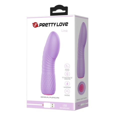 Wibrator Klasyczny Z 12 Funkcjami Wibracji Z Funkcją Pamięci - Pretty Love
