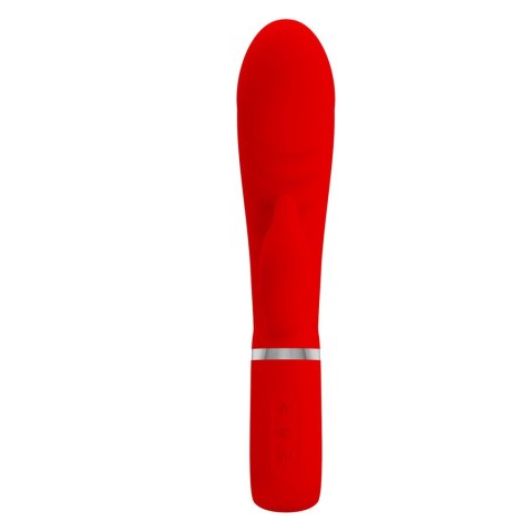 Króliczek Elastyczny Z 7 Funkcjami Wibracji Czerwony Prescott - Pretty Love