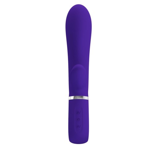Miękki Wibrator Króliczek Z 7 Funkcjami Wibracji Fioletowy - PRETTY LOVE THOMAS