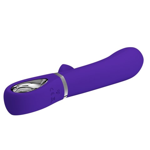 Miękki Wibrator Króliczek Z 7 Funkcjami Wibracji Fioletowy - PRETTY LOVE THOMAS