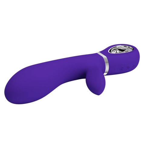Miękki Wibrator Króliczek Z 7 Funkcjami Wibracji Fioletowy - PRETTY LOVE THOMAS