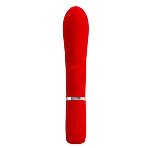 Miękki Wibrator Króliczek Z 7 Funkcjami Wibracji Czerwony - PRETTY LOVE THOMAS