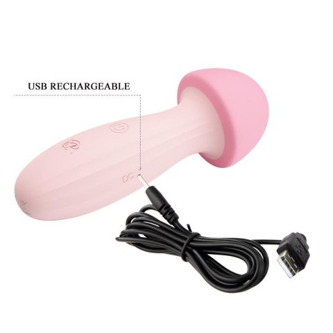 Mini Różdżka Wibracyjna Masująca Z Elastyczną Szyjką Różowa – Pretty Love
