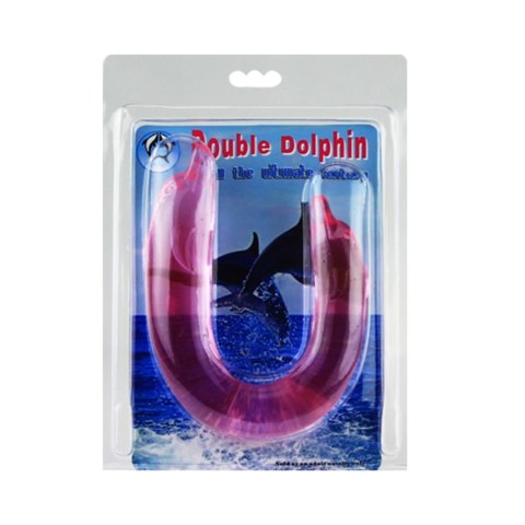 Dildo podwójne różowe Double Dolphin BAILE