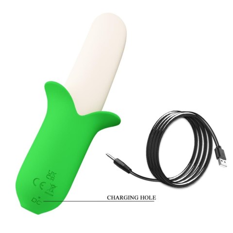 Wibrator Silikonowy Profilowany Banan Ergonomiczny Żółty – Pretty Love