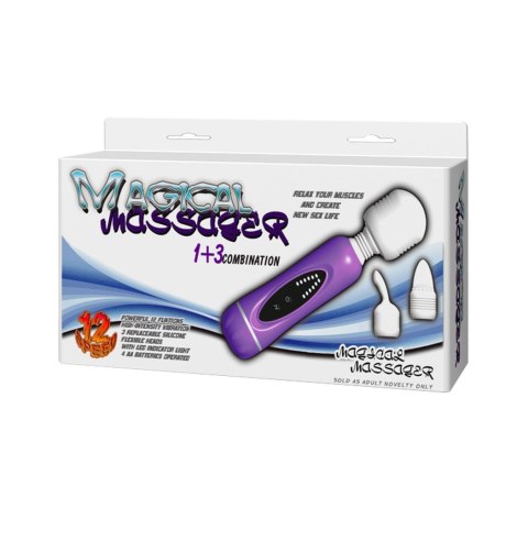 Masażer Wibracyjny 1+3 12 Trybów Wibracji - Magical Massager