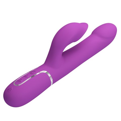 Masażer Z Ruchomymi Koralikami I Funkcją Pamięci Fioletowy - PRETTY LOVE