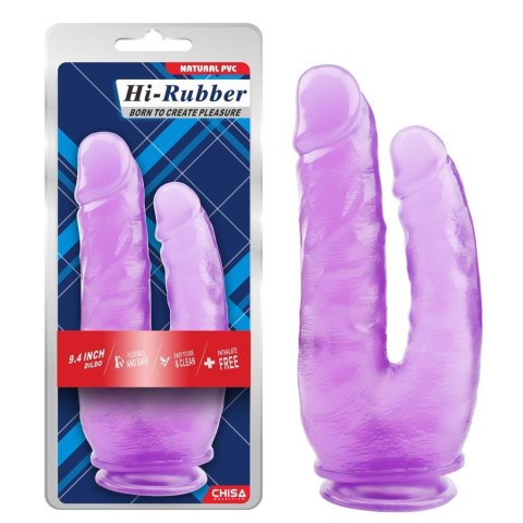 Dildo podwójne fioletowe 25cm CHISA