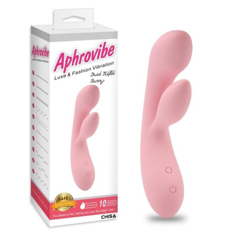 Gruby Wibrator Króliczek Z Anatomicznym Stymulatorem Łechtaczki Silikonowy USB - Dual Fulfill Bunny