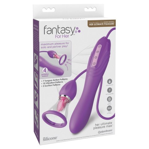 Multifunkcyjny wibrator Her Ultimate Pleasure Max - Purple Fantasy For Her Fantasy for Her
