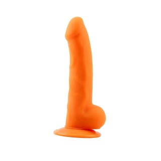 Dildo silikonowe z przyssawką pomarańczowe 21.5cm Norman.P CHISA