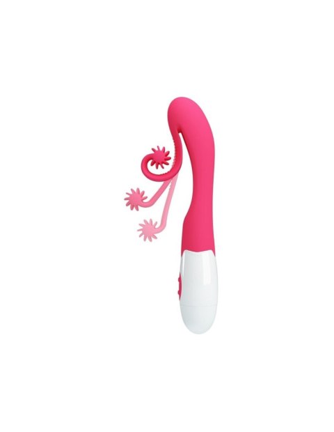 Wibrator Ze Stymulatorem Łechtaczki Z 30 Trybami Wibracji Różowy - Romance
