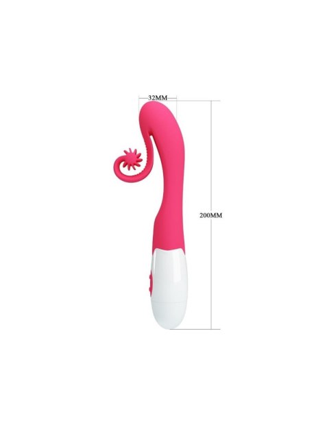 Wibrator Ze Stymulatorem Łechtaczki Z 30 Trybami Wibracji Różowy - Romance