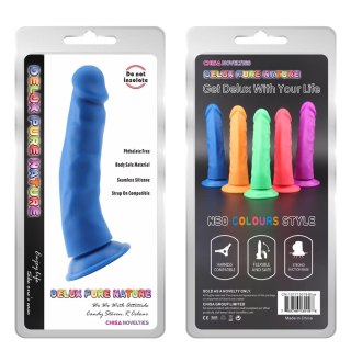 Dildo silikonowe niebieskie 22.5cm Steven.R-Blue CHISA