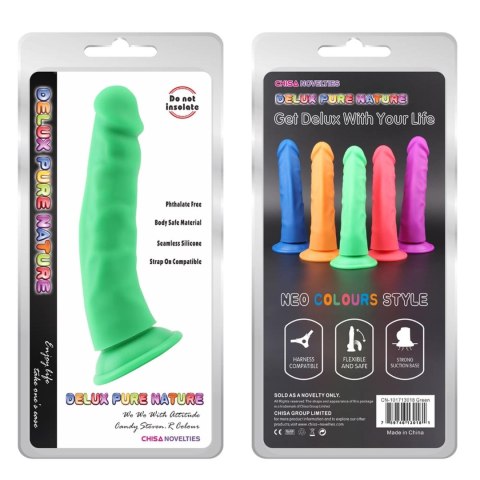 Dildo silikonowe zielone 22.5cm Steven.R - Green CHISA