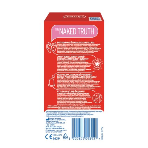 Super Cieńkie Prezerwatywy Lateksowe Feel Thin Classic 12 Szt. Durex Durex
