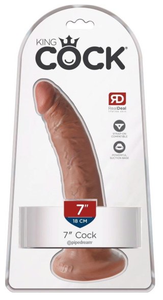 Dildo realistyczne naturalne 20cm King Cock ORION