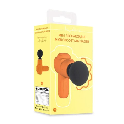 Masażer Kieszonkowy Akumulatorowy Pomarańczowy Mini Rechargeable Microboost Massager