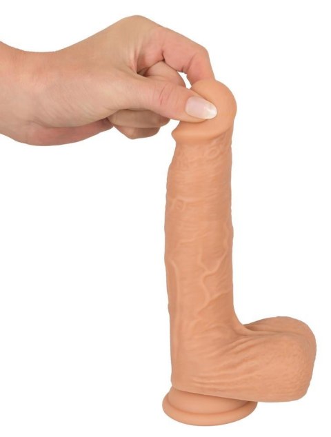 Realistyczny Wibrator z Funkcją Pchnięć, Wstrząsów i Pilotem 21-24 cm– Natural Thrusting Vibe