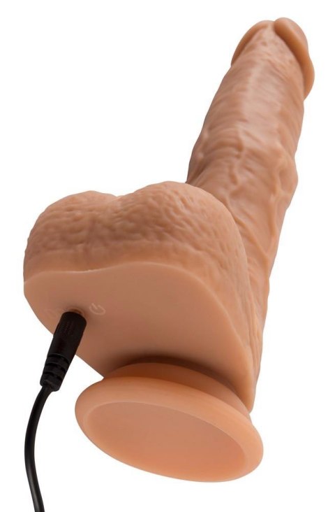 Realistyczny Wibrator z Funkcją Pchnięć, Wstrząsów i Pilotem 21-24 cm– Natural Thrusting Vibe