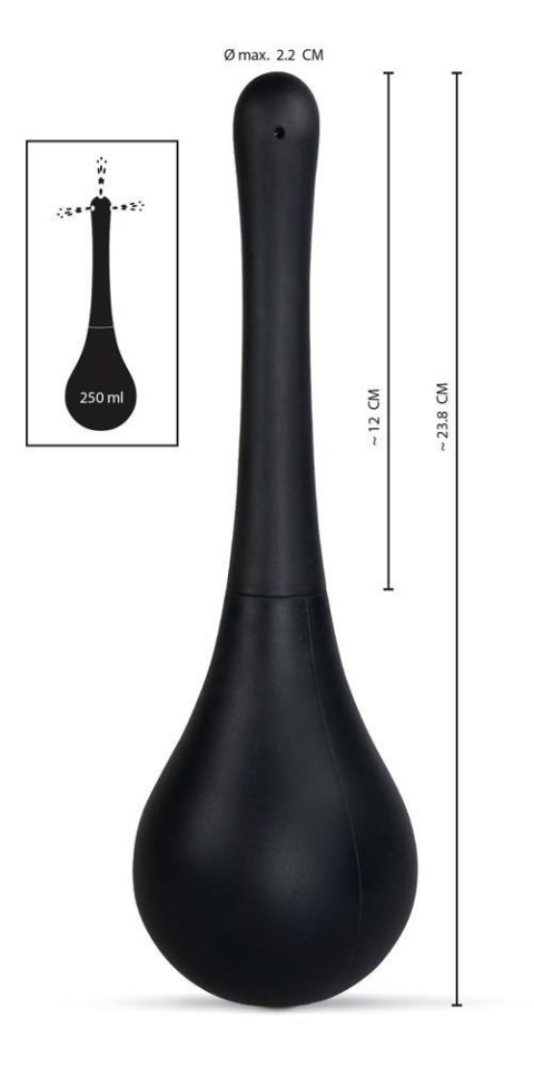 Gruszka do lewatywy czarna Rebel Anal Shower Black
