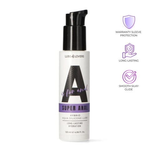 Lubrykant analny hybrydowy A is for Super Anal 120ml
