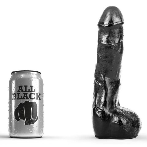 Dildo czarne Keith 17x4.5cm All Black