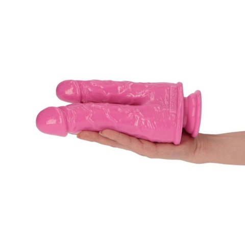Dildo podwójne różowe 18.5cm Italian Cock Romolo e Remo MSX Distribution S.r.l.