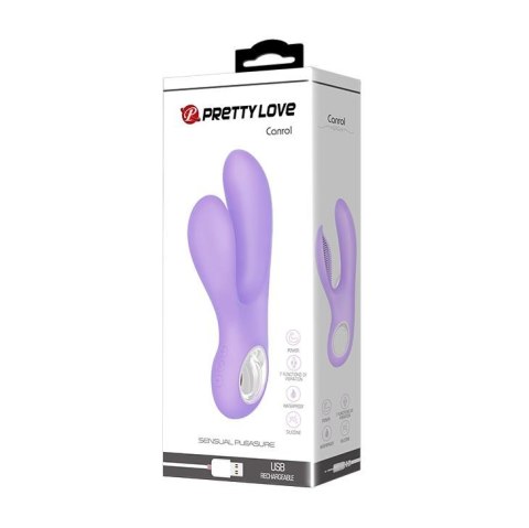 Elegancki Masażer Z Funkcją Stymulacji Punktu G I Łechtaczki Niebieski - PRETTY LOVE CANROL USB BLUE 7 FUNCTION