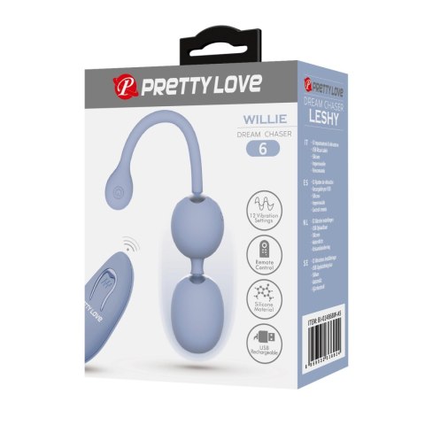 Kulki Gejszy Kegla Wibrujące Z Pilotem-PRETTY LOVE