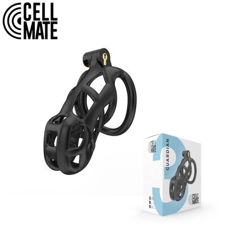 Pas cnoty Guardian Chastity Cage Black Size 3 CELLMATE CELLMATE