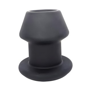 Tunel analny czarny rozmiar L Gobbler Silicone Tunnel Plug Brutus