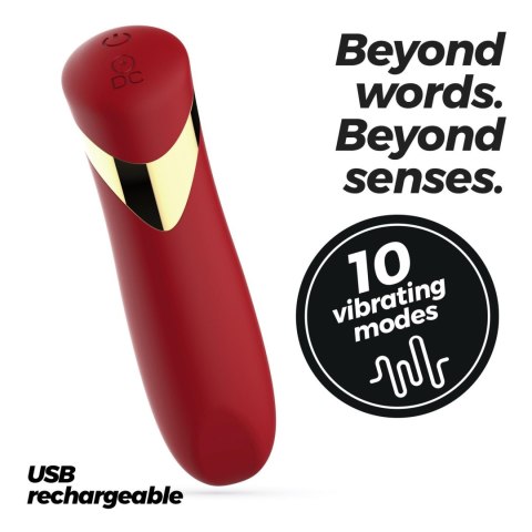 Wibrator Pocisk Kompaktowy Ładowalny Czerwony – Crushious Blinders Rechargeable Vibrating Bullet
